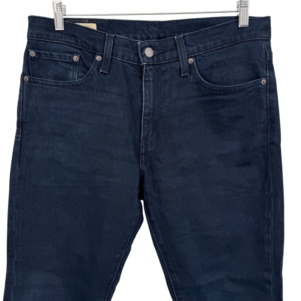 Levi's 511 Slim Fit Jeans Men 33x30 Dark Indigo Excellent Dark Wash Denim - Picture 5 of 13